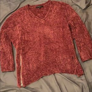 Romeo + Juliet Couture Chunky Knit Red Sweater